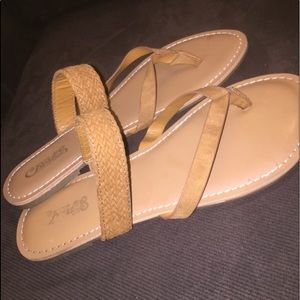 Carlos Santana Suede Sandals